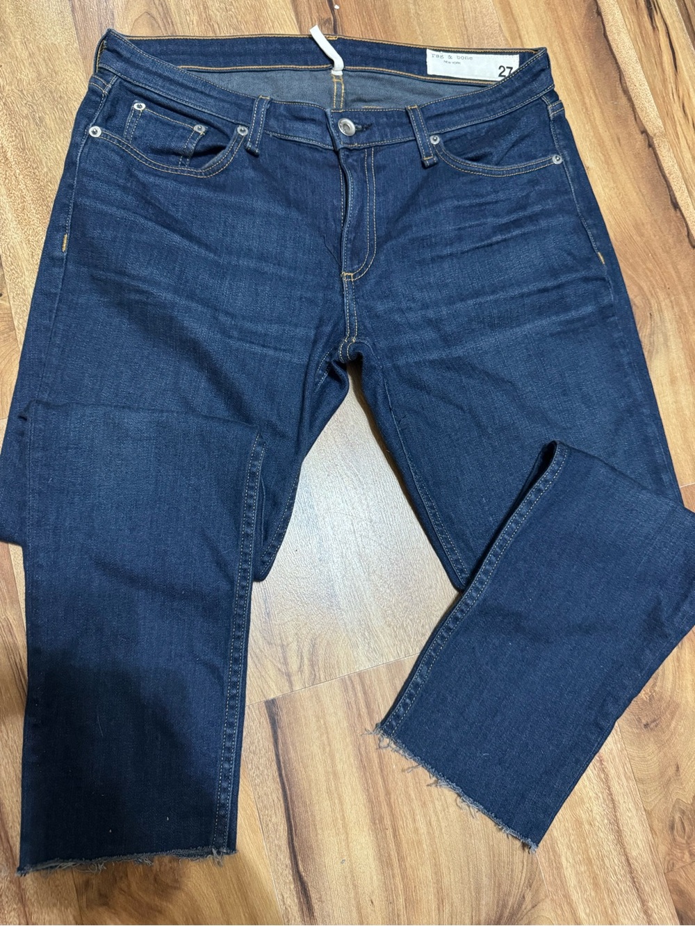 rag & bone deep indigo skinny jeans